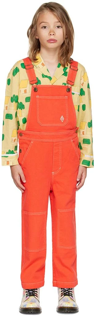 The Animals Observatory Kids Red Mule Overalls 1