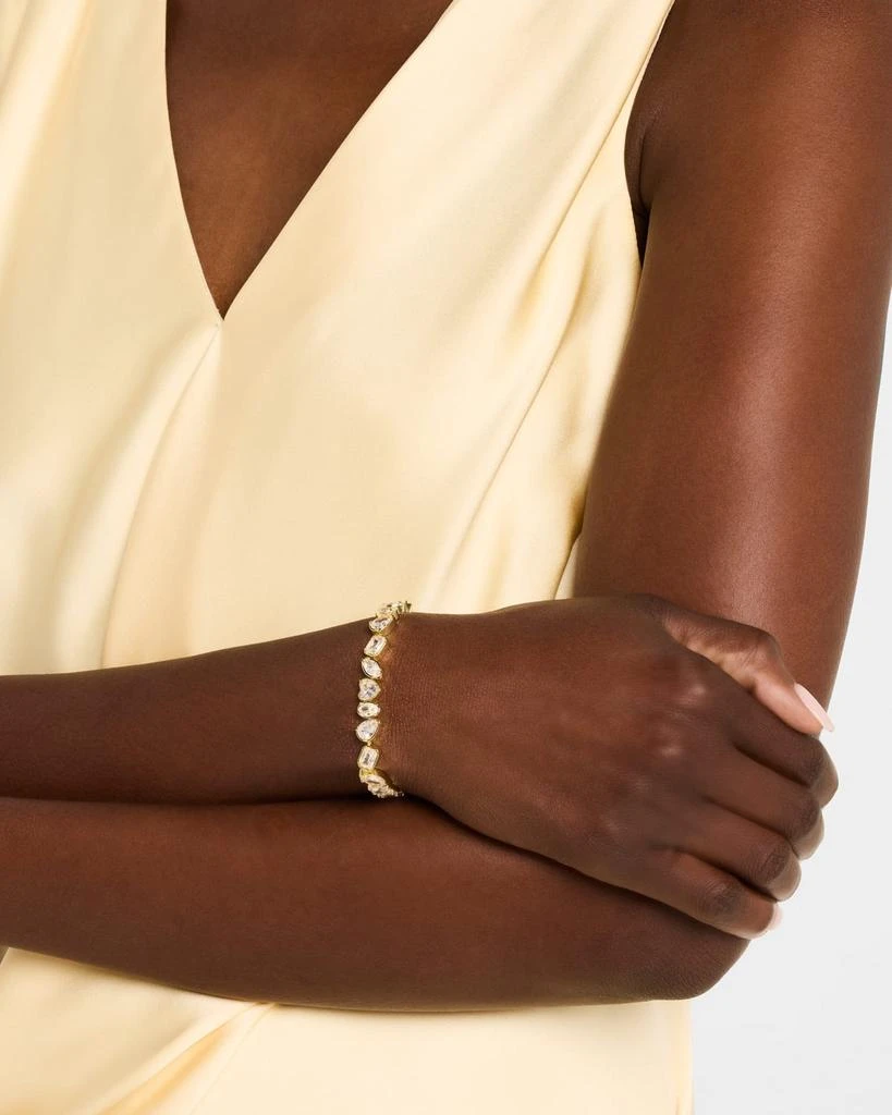 BAUBLEBAR Scattered Cubic Zirconia Tennis Bracelet 2