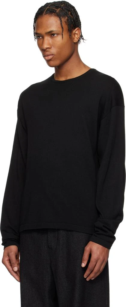 Lemaire Black Crew Neck Sweater 4