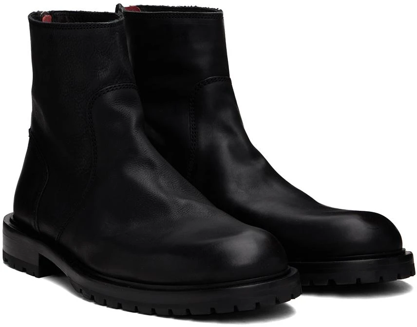 Paul Smith Black Leather Falk Boots 4