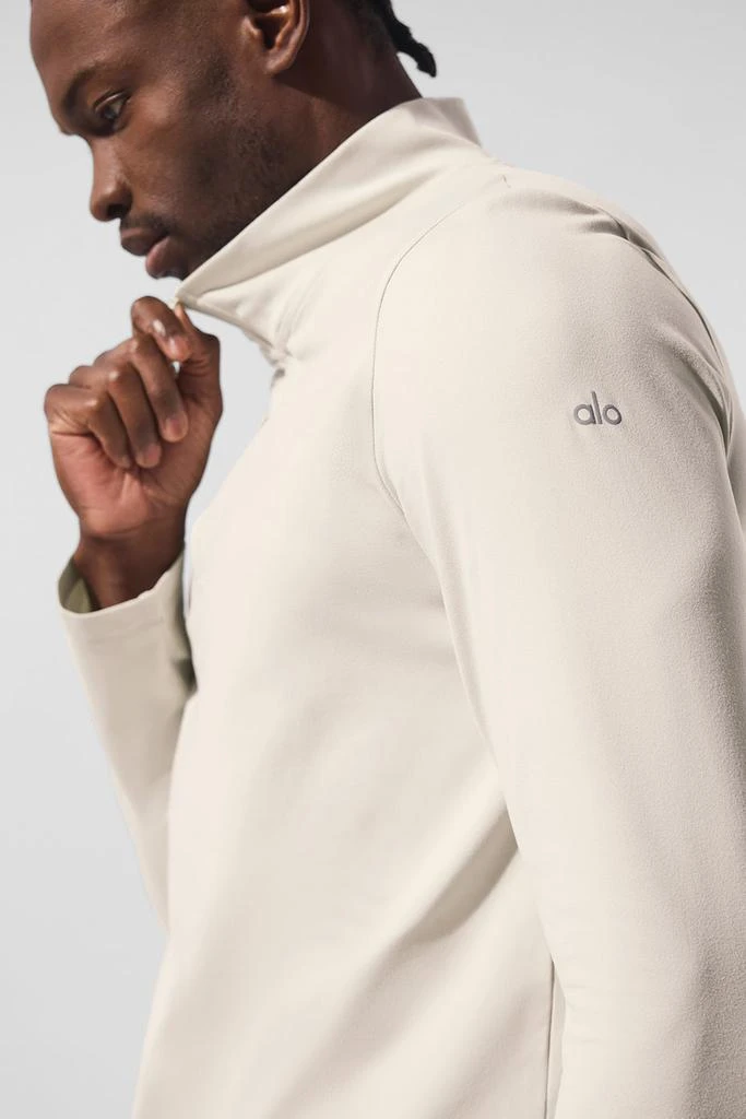 Alo Conquer 1/4 Zip Reform Long Sleeve - Bone 4