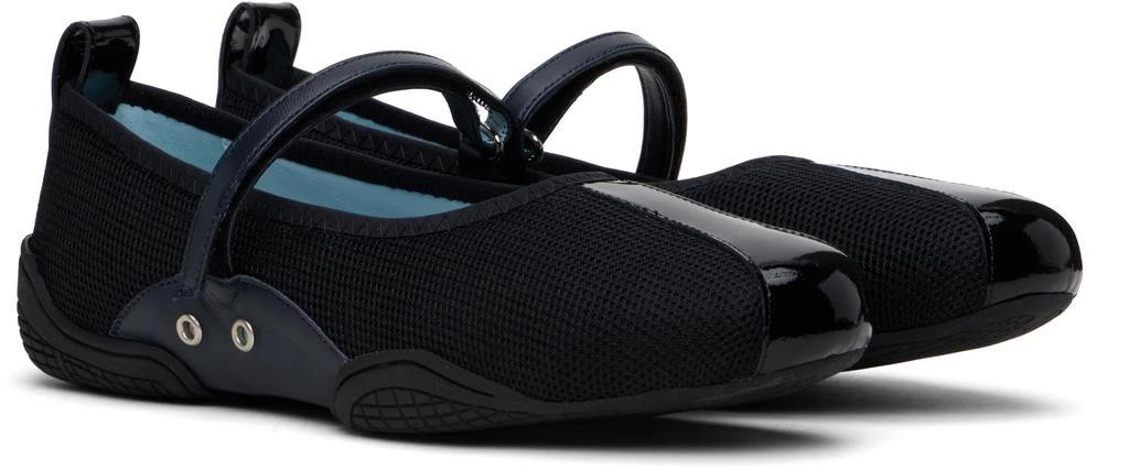 Nicole Saldaña Black Sophie Ballerina Flats 4