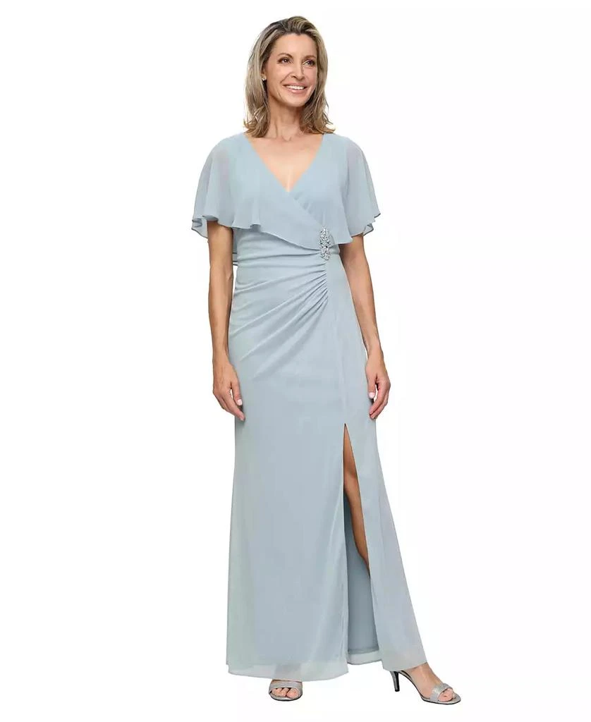 green emerald velvet dress Amazon.com: S.L. Fashions Women's Long Length Ombre Popover Cape Dress,  Formal Evening Gown for Wedding, (Petite and Regular Sizes), Black and  Silver, 6 : Clothing, Shoes & Jewelry