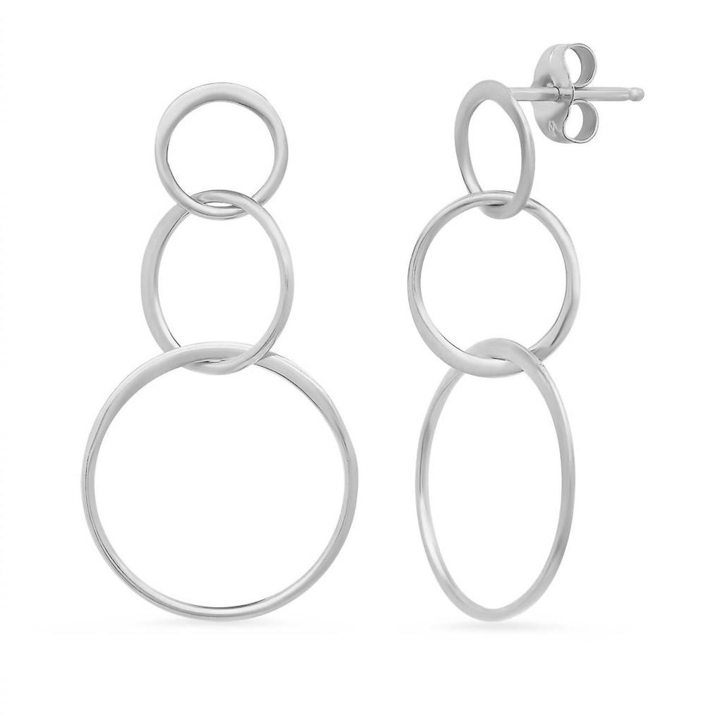 Jessica Elliot Women
s Triple Halo Circle Earring