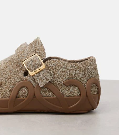 Loewe Brushed suede loafers 6