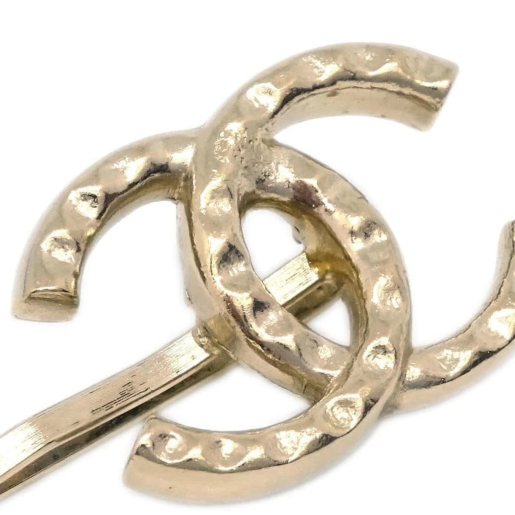 Chanel Cc Hair Pin Set Metal With Faux ivory _Plated Head Accessory Accessory (Pre-Owned) 2