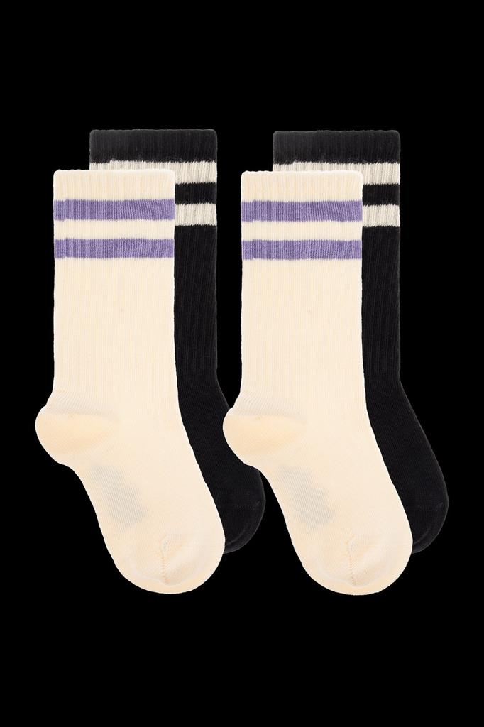 Mini Rodini Mini Rodini Striped 2-Pack Baby Socks