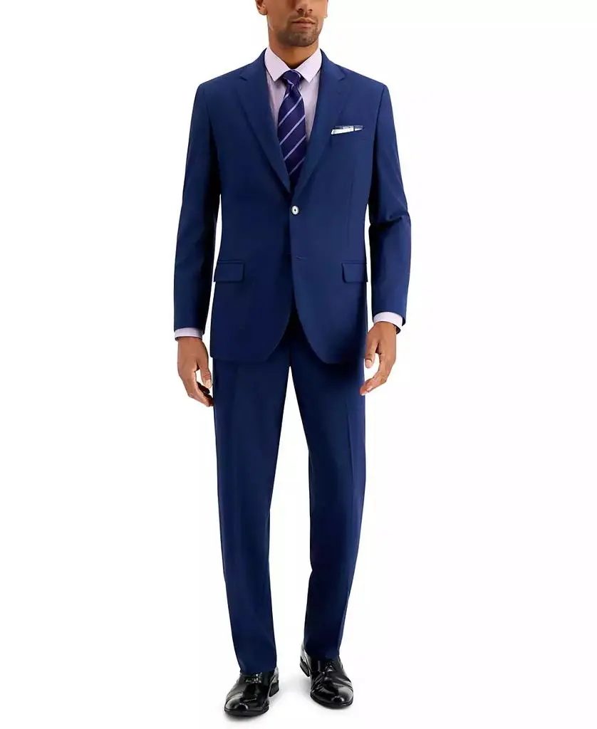 Nautica Men's Modern-Fit Bi-Stretch Nested Suit