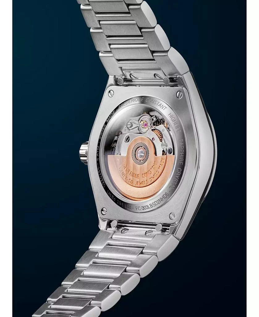 Frederique Constant Women's Swiss Automatic Highlife Diamond (5/8 ct. t.w.) Stainless Steel Bracelet Watch 34mm 4