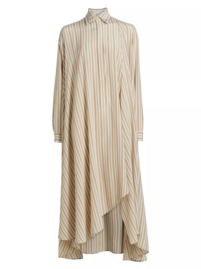 Michael Kors Striped Silk Caftan Shirtdress 1