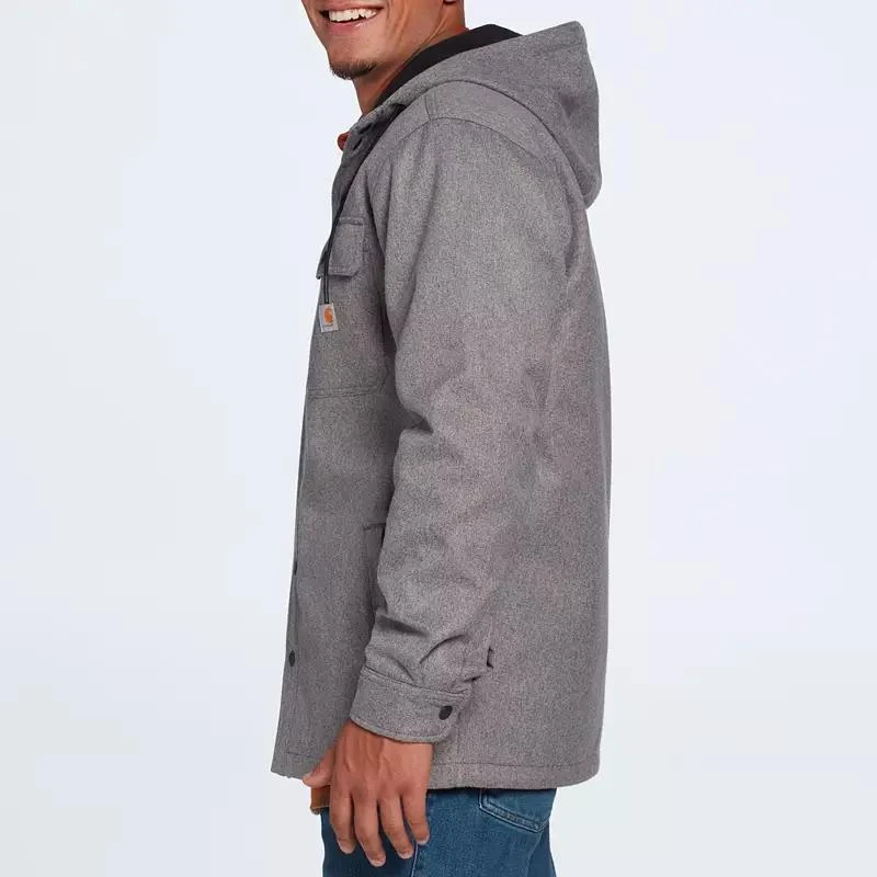 Carhartt Carhartt Men's Rain Defender Relaxed Fit Heavyweight Hooded Shirt Jacket 4