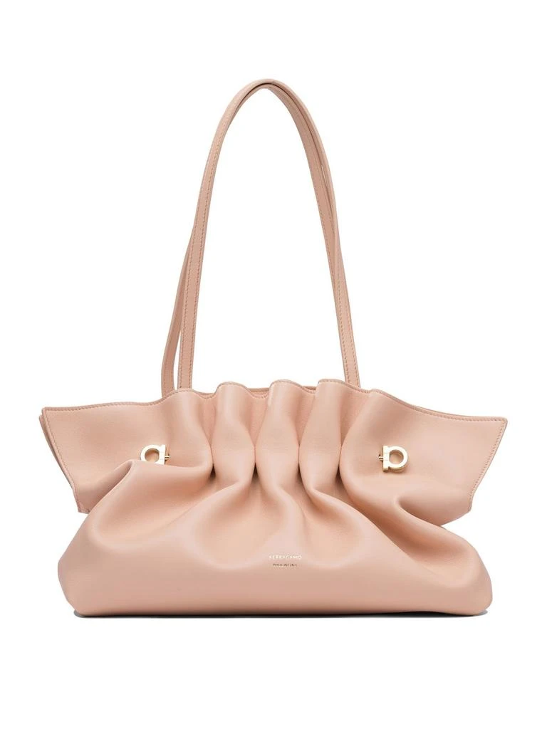 Salvatore Ferragamo Ferragamo Ruched Shoulder Bags 1