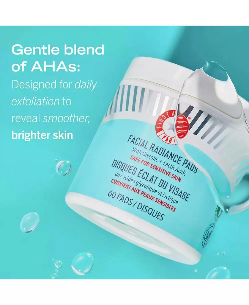 First Aid Beauty Facial Radiance Pads with Glycolic + Lactic Acids – Exfoliating Pads with AHA, 60 pads 6