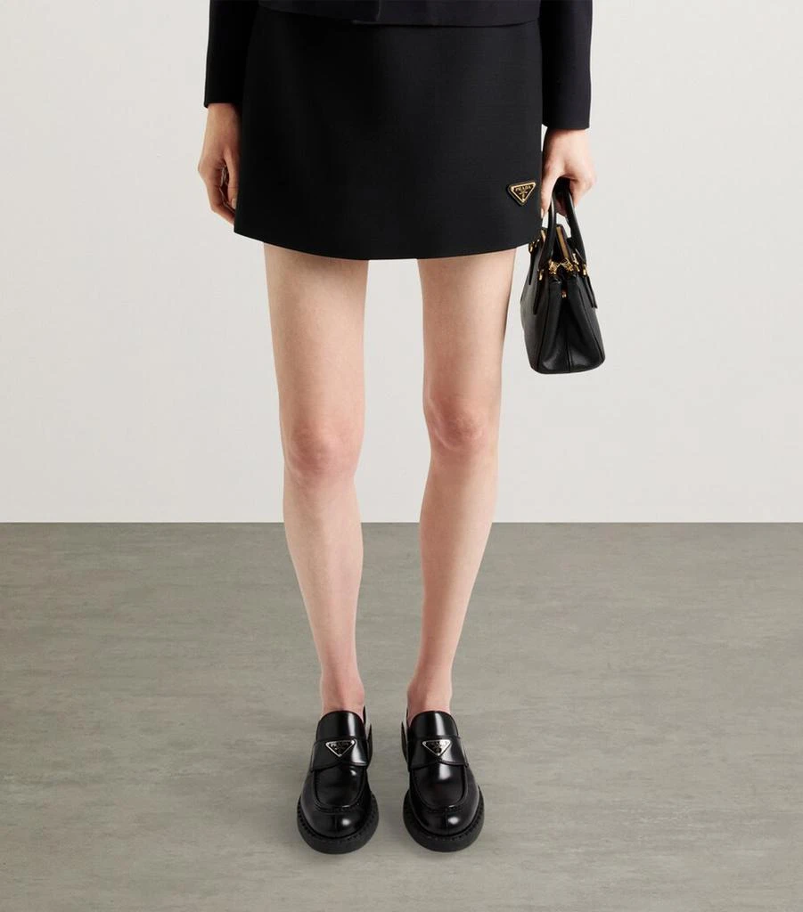 Prada Wool-Silk Mini Skirt 5