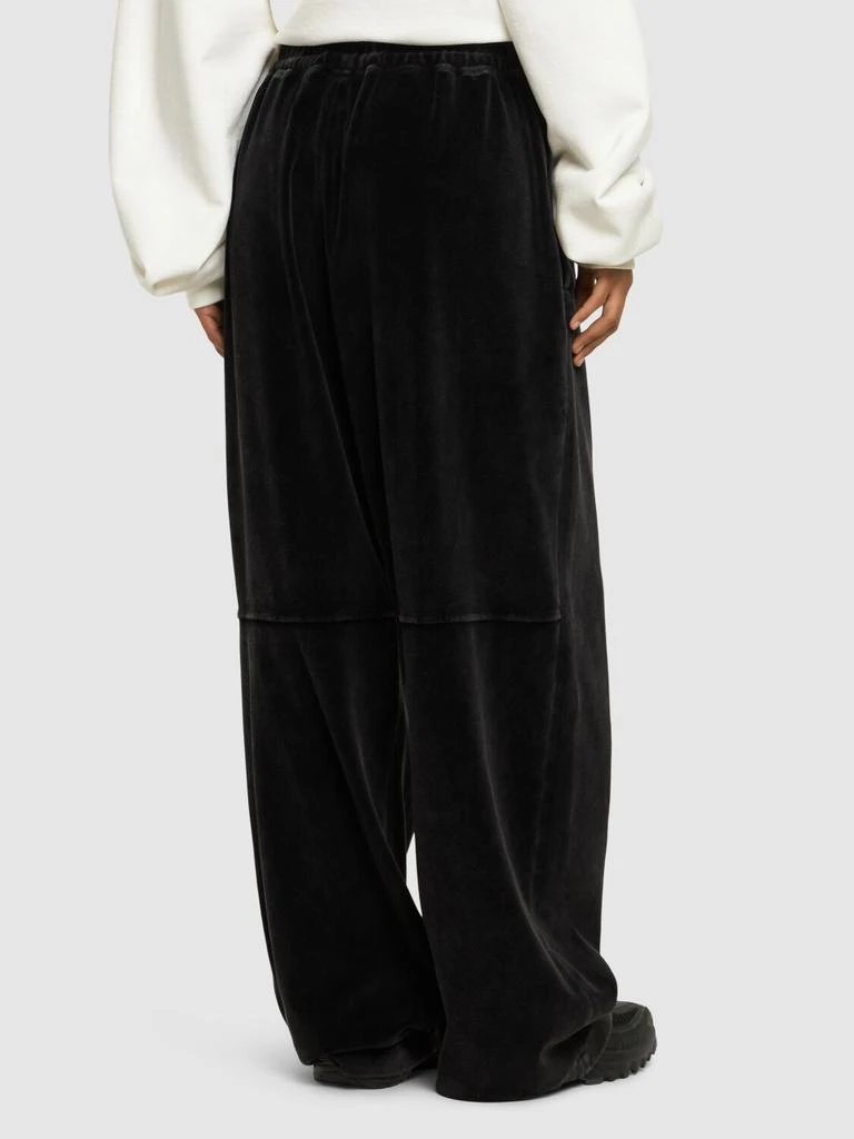 ALEXANDER WANG Articulated Cotton Blend Sweatpants 2