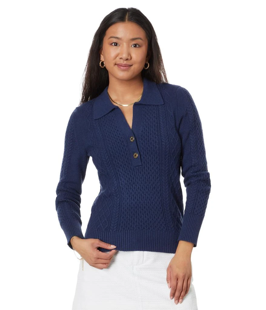 Lilly Pulitzer Lizona Cabled Sweater 1