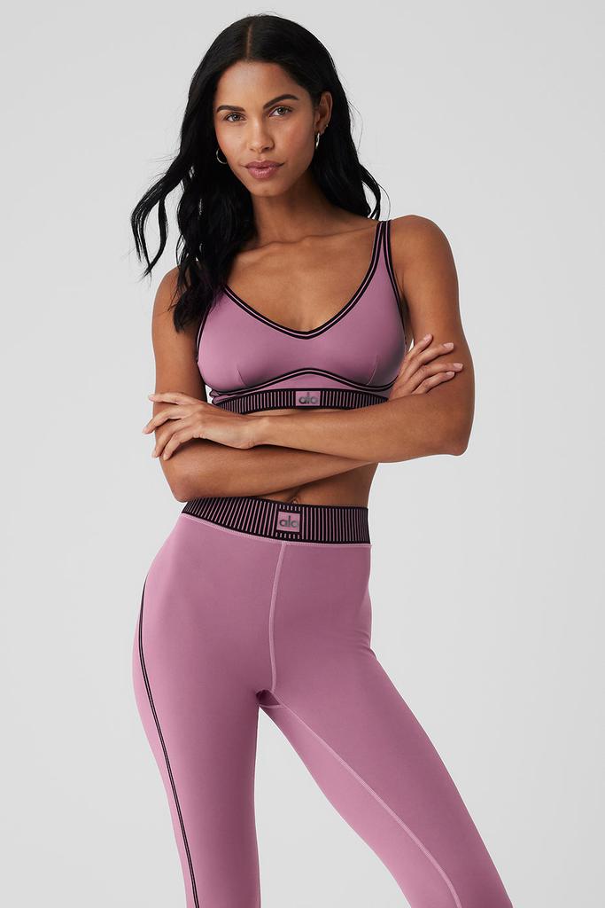 Alo Airlift Line Up Bra - Soft Mulberry - Lingerie - Free Shipping