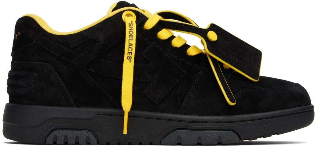 Off-White Black & Yellow Out Of Office Sneakers 1
