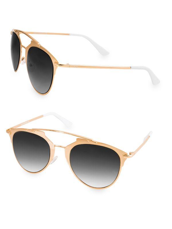 AQS Alfie 52MM Aviator Sunglasses