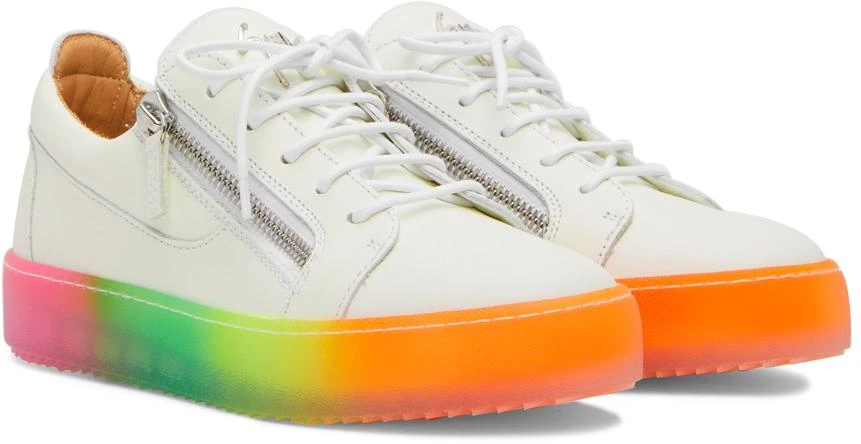 Giuseppe Zanotti White Frankie Sneakers 4