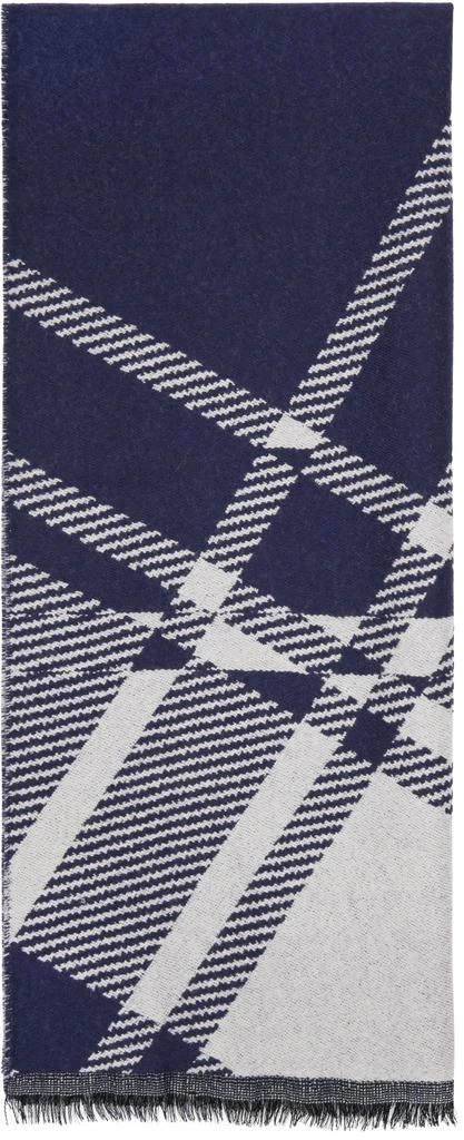 Vivienne Westwood Navy & Gray Bruce Scarf 1