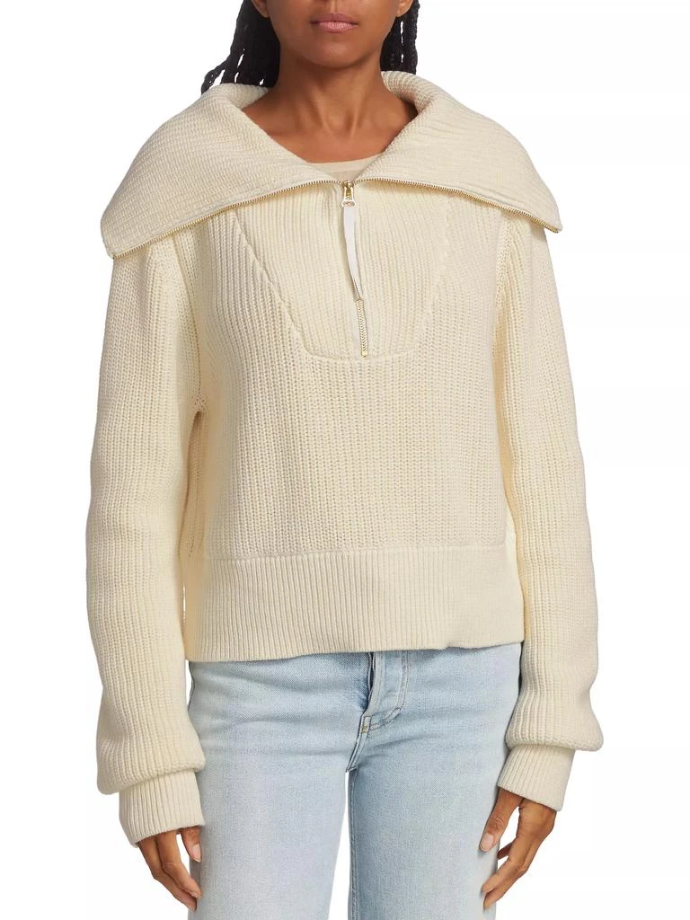 Varley Mentone Quarter-Zip Knit Top 3
