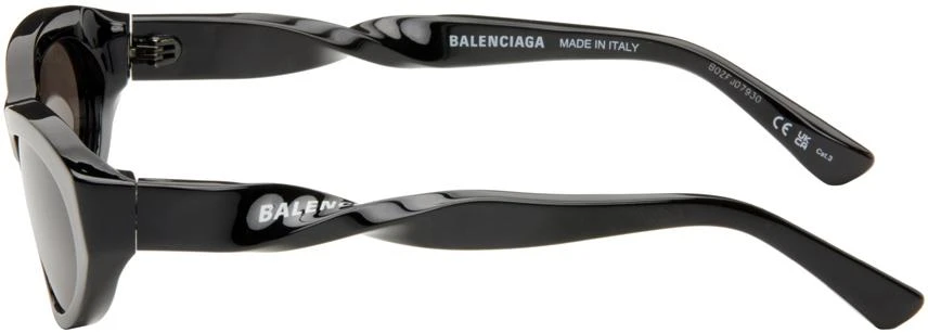 Balenciaga Black Cat-Eye Sunglasses 3