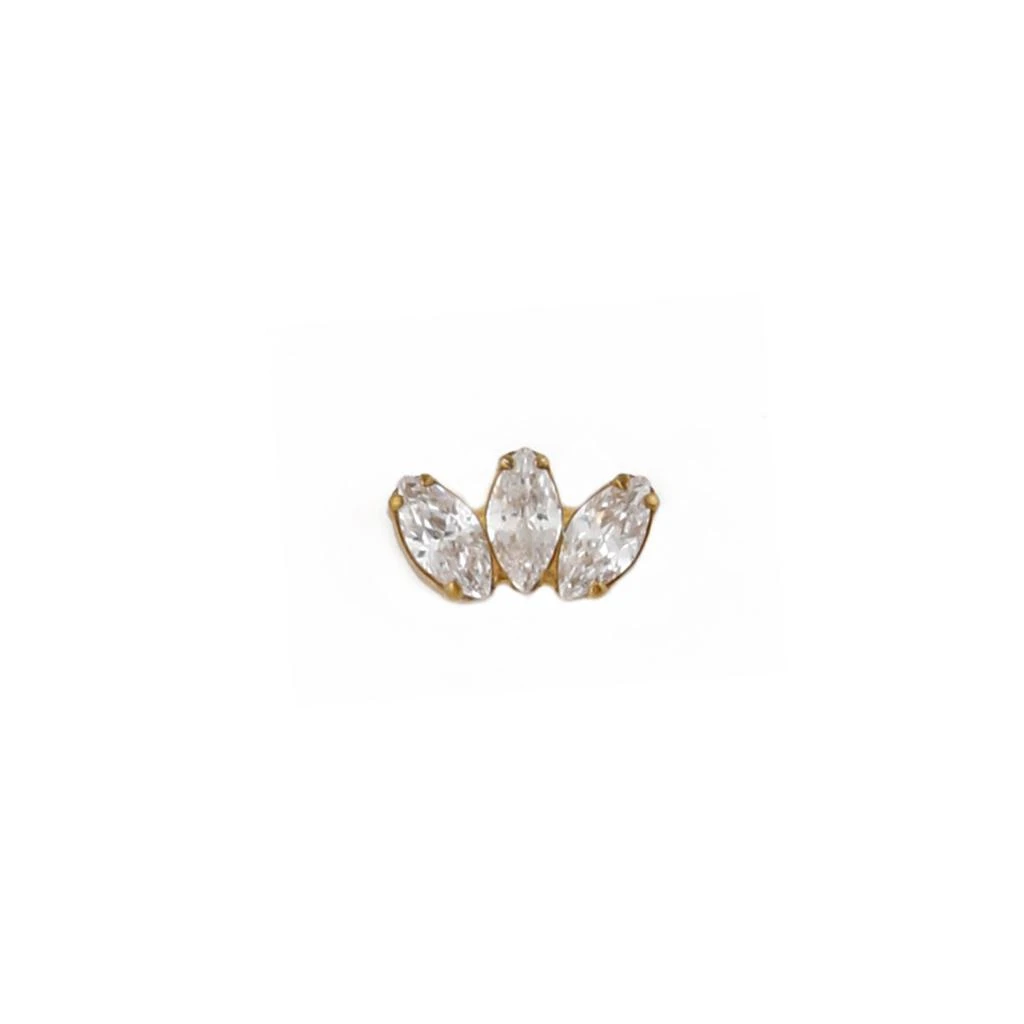 Orelia London Crystal Marquise Fan Labret 5
