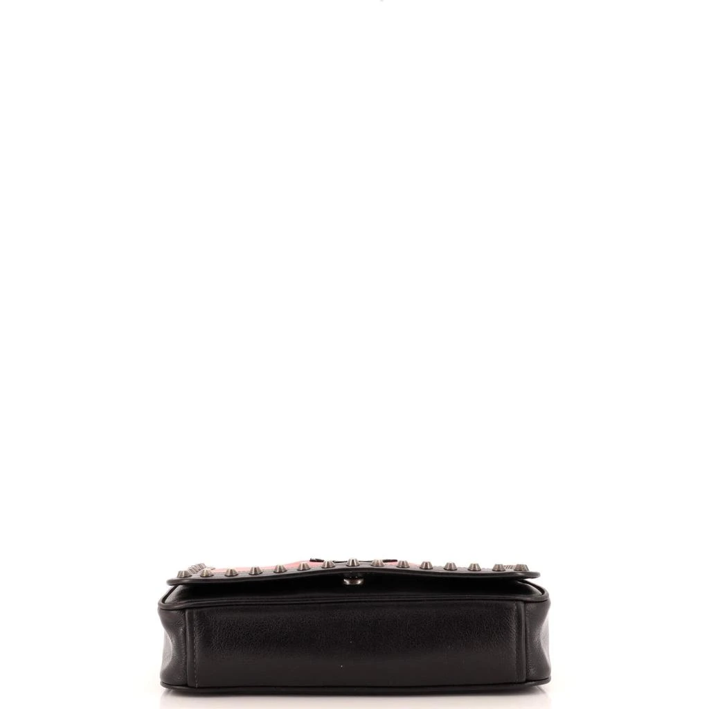 Prada Chain Flap Bag Studded Glace Calf Small 4