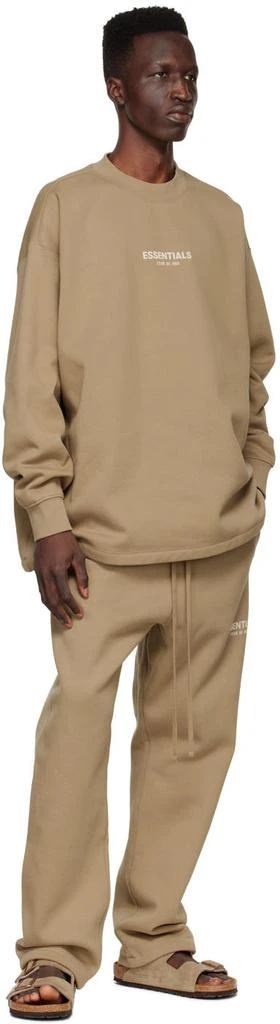 Fear of God ESSENTIALS Tan Cotton Sweatshirt 4