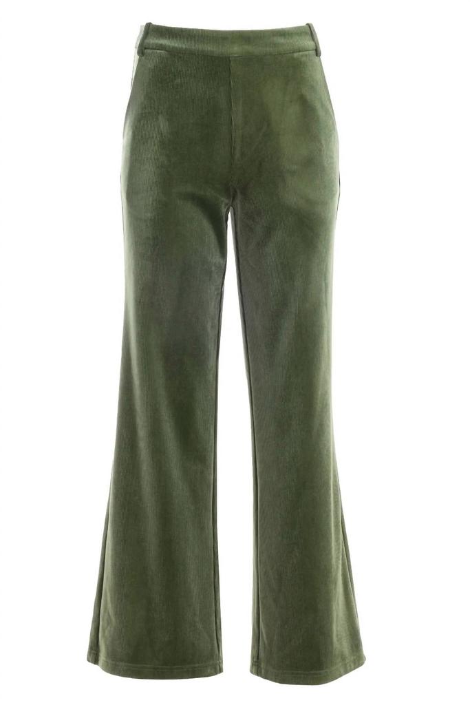 Traffic People Corduroy Clan Trouser In Moss