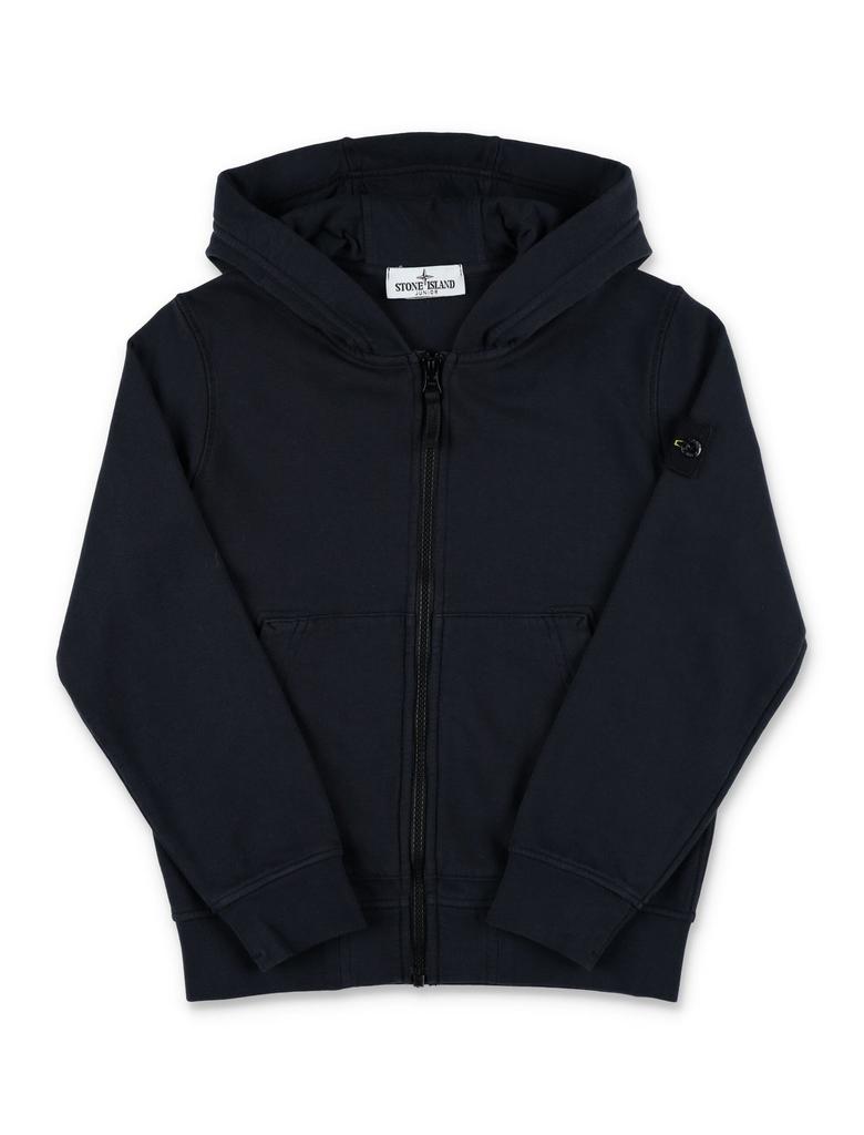 ストーンアイランドジュニア　コンパスパッチ　パデッドジャケット　12Y Stone Island Junior Compass Patch Hooded Jacket – On Sale
