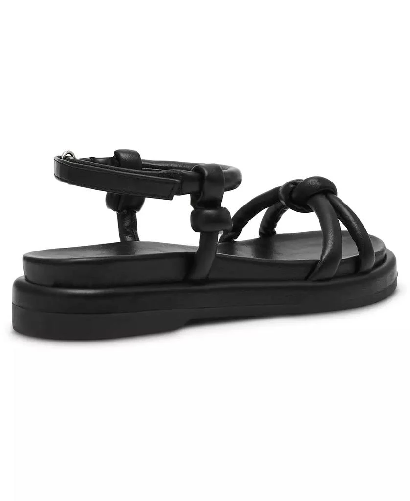 Anne Klein Women's Elisabeth Ankle Strap Footbed Flat Sandals 7