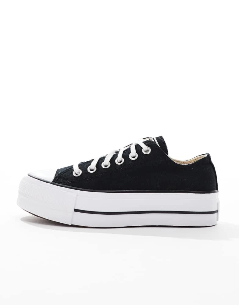 Converse Converse Chuck Taylor All Star Lift Ox Wide Fit trainers in black 2