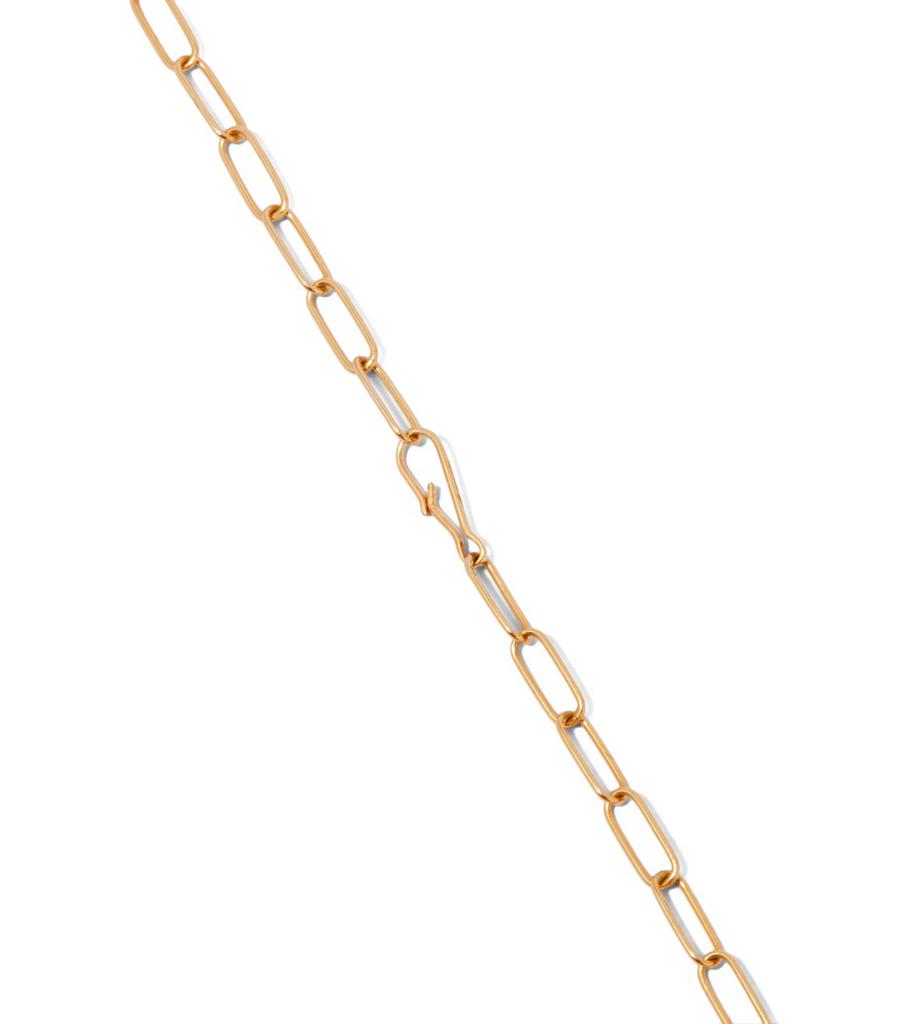 Annoushka Yellow Gold Mini Cable Chain Bracelet (18cm)