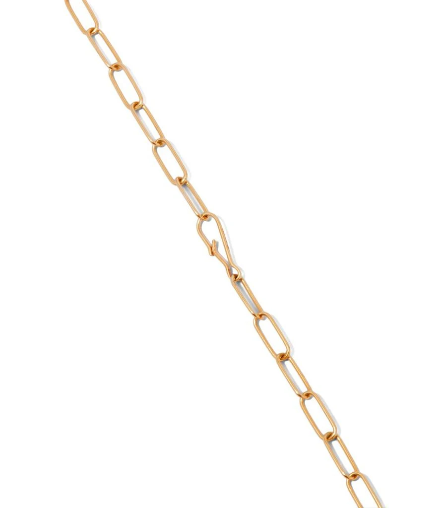Annoushka Yellow Gold Mini Cable Chain Bracelet (18cm) 2