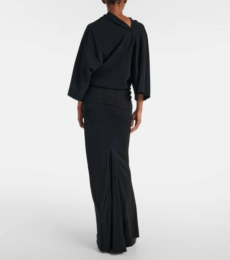 Rick Owens Draped charmeuse top 3