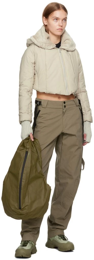 Hyein Seo Khaki Vented Trousers 4