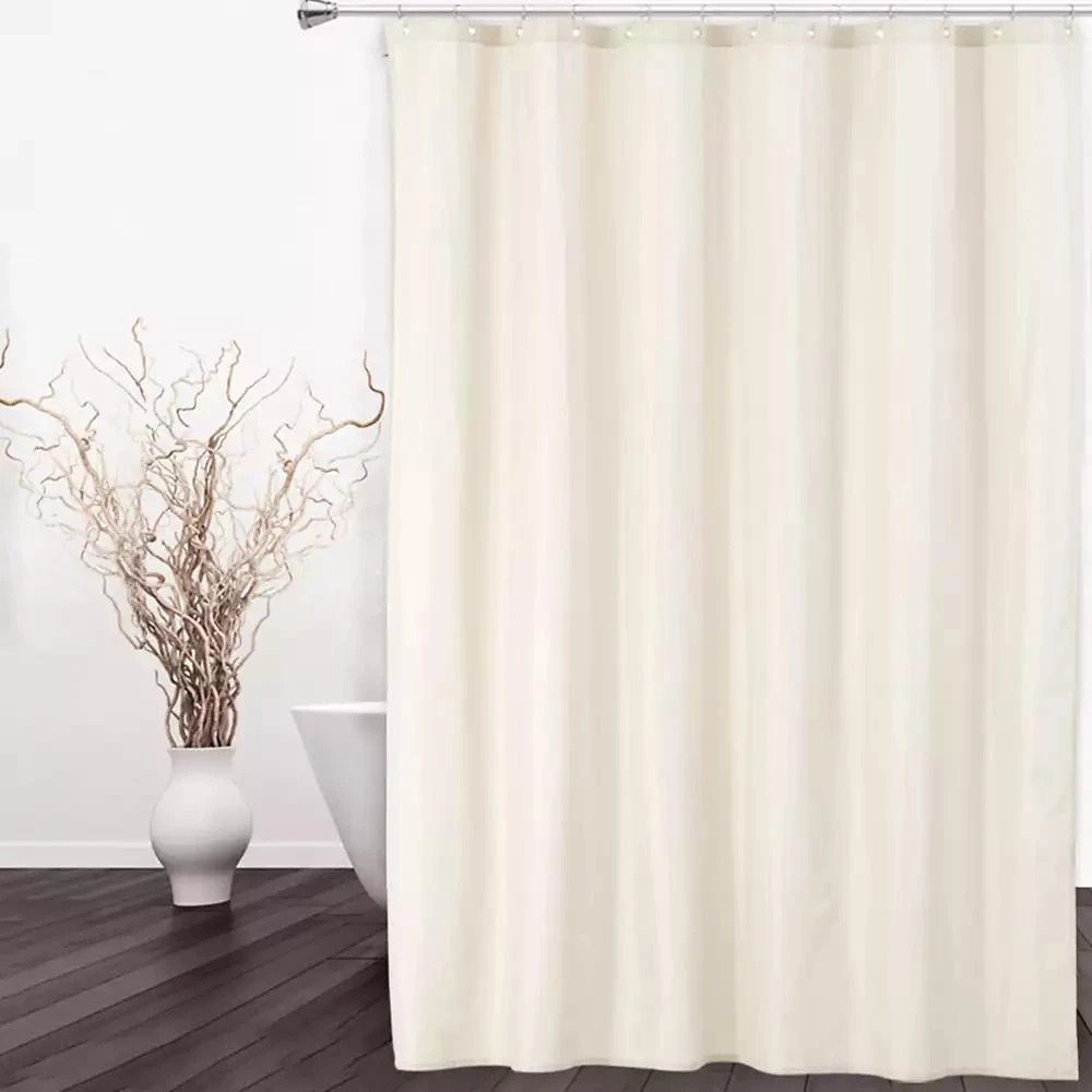 CAROMIO Waterproof Fabric Shower Curtain Liner with Magnets