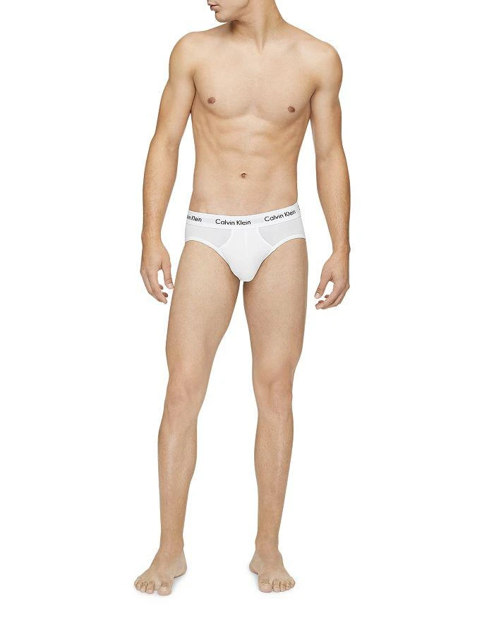 Calvin Klein Cotton Stretch Moisture Wicking Hip Briefs, Pack of 3 4