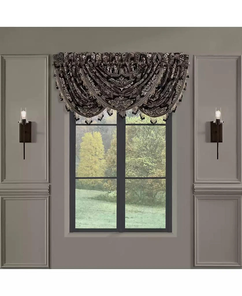 J Queen New York Windham Waterfall Window Valance, 49" x 33" 2