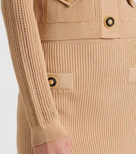 Balmain Ribbed-knit cardigan 5