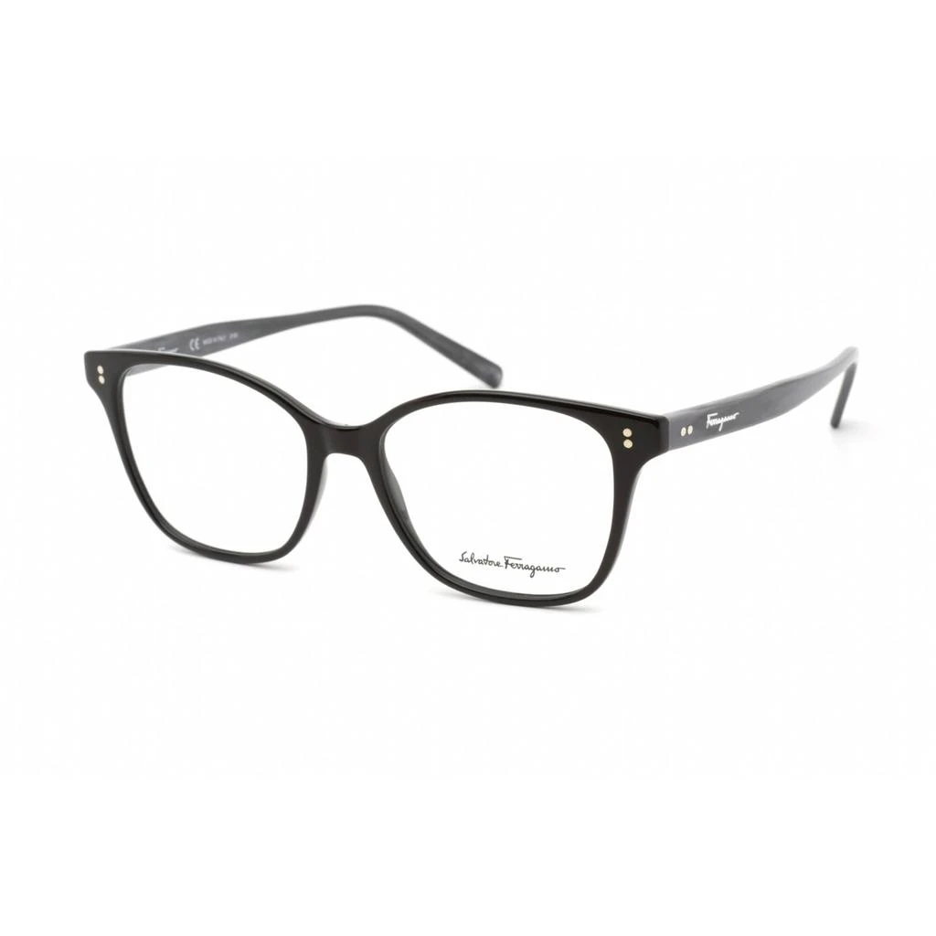 Salvatore Ferragamo Salvatore Ferragamo Women's Eyeglasses - Black/Grey Marble Cat Eye Frame | SF2912 004 1