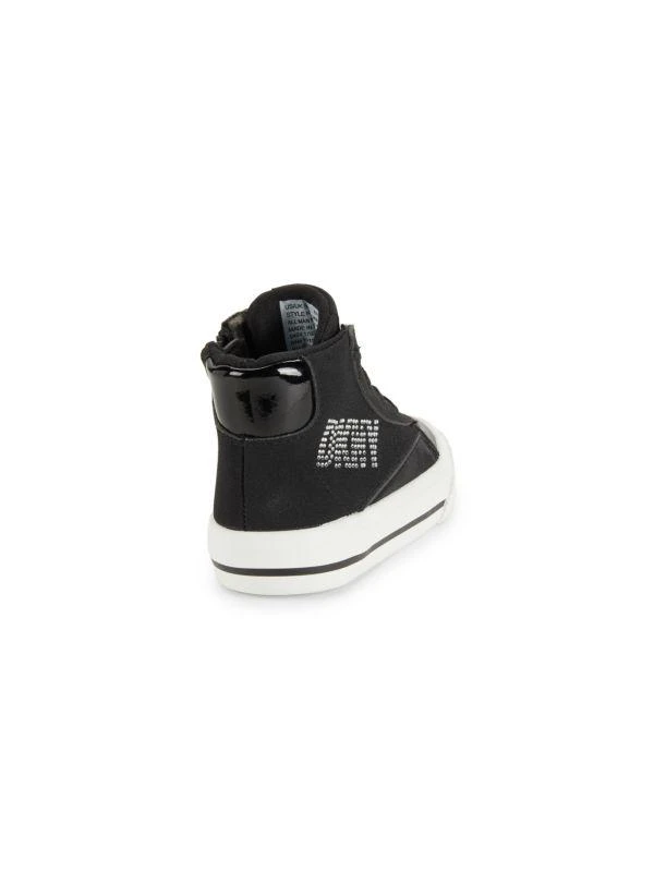 DKNY Kid's Hannah Melissa Embellished Logo High Top Sneakers 2