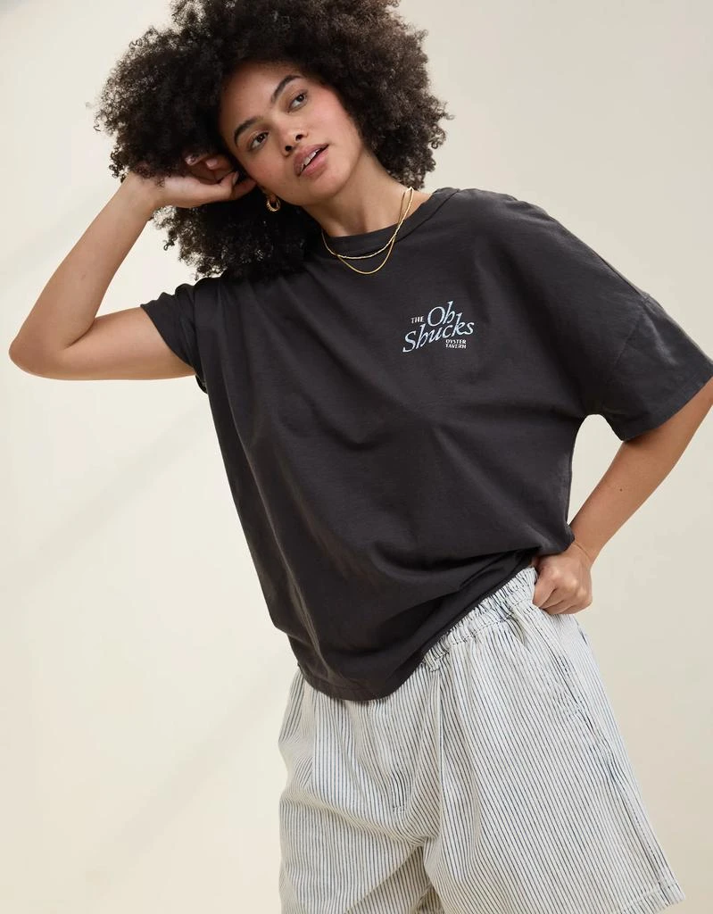 Aerie Aerie Oversized Crew Boyfriend T-Shirt 5