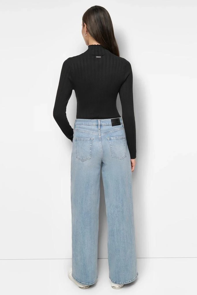 DKNY RIBBED MOCK NECK BODYSUIT 3