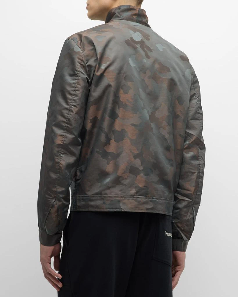 TRUE TRIBE Men's Camo Mock-Neck Track Jacket 3