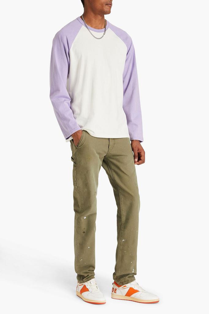 John Elliott Painted cotton-canvas cargo pants