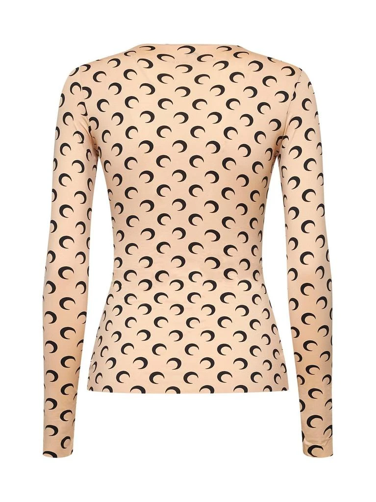 MARINE SERRE Marine Serre Moon Printed Crewneck T-Shirt 2