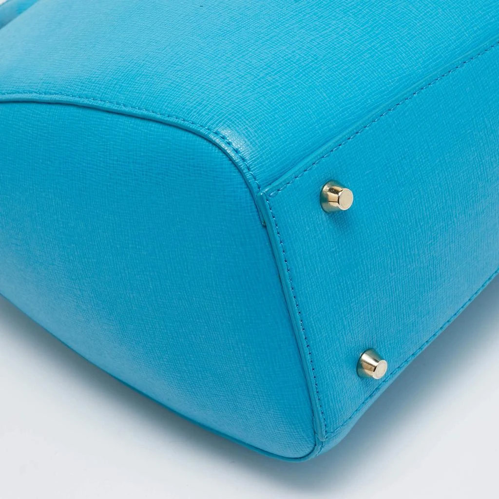 Furla Furla Blue Leather Linda Satchel 12